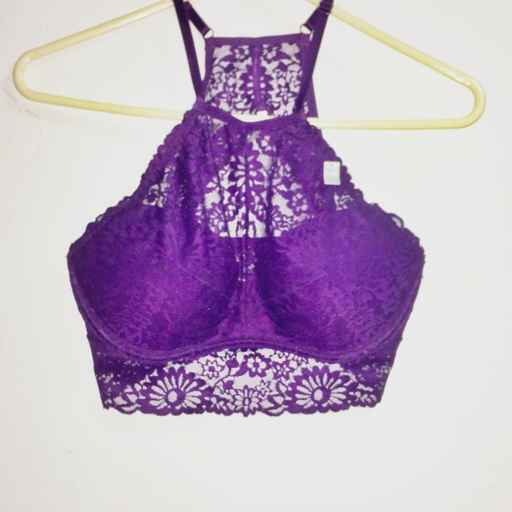 New! Victoria’s Secret PINK bralette sheer lace. - Picture 2 of 6
